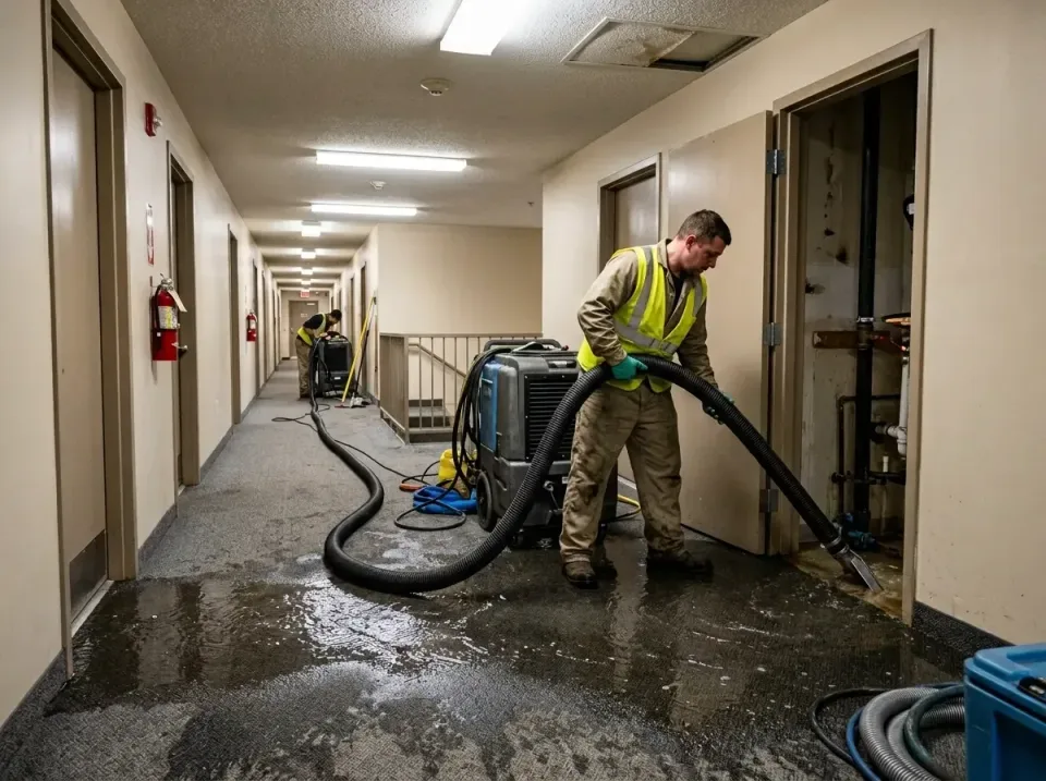 multi-unit-apartment-hallway-f-005 — frequently asked questions, Emergency Burst Pipe Water Extraction & Removal in South Pa…